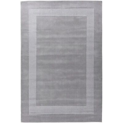 THEKO USEDOM 8301 Wollteppich - Handgefertigt, Grau, 80x150cm THEKO USEDOM 8301 Wollteppich - Handgefertigt, Grau, 80x150cm