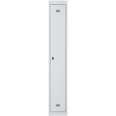 Armadio in acciaio Wolf - 1 scomparto, 1700mm di altezza, 300mm di larghezza - Armadio Armadio in acciaio Wolf - 1 scomparto, 1700mm di altezza, 300mm di larghezza - Armadio