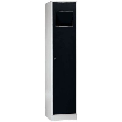 Wolf Tiefschwarzer Wäsche-Schrank - Automatischer Klappenverschluss Wolf Tiefschwarzer Wäsche-Schrank - Automatischer Klappenverschluss