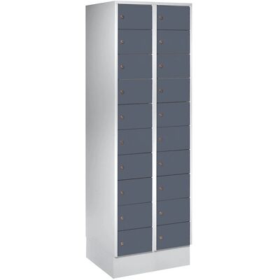 Wolf 20 Fächer Stahlspeicher-Schrank - Blau-Grau RAL 7031 Wolf 20 Fächer Stahlspeicher-Schrank - Blau-Grau RAL 7031