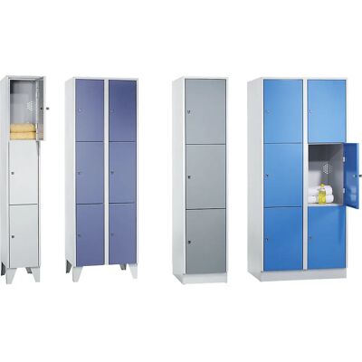Wolf Stahlschließschrank - 6 Fächer, 600mm breit Wolf Stahlschließschrank - 6 Fächer, 600mm breit