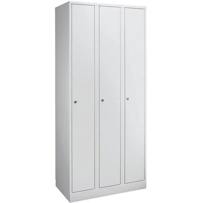Wolf Kleiderschrank - 3 Fächer - Hellgrau Wolf Kleiderschrank - 3 Fächer - Hellgrau