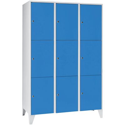 Wolf Aufbewahrungsschrank - 3 Module, 9 Fächer, Hellblau - Aufbewahrung Wolf Aufbewahrungsschrank - 3 Module, 9 Fächer, Hellblau - Aufbewahrung