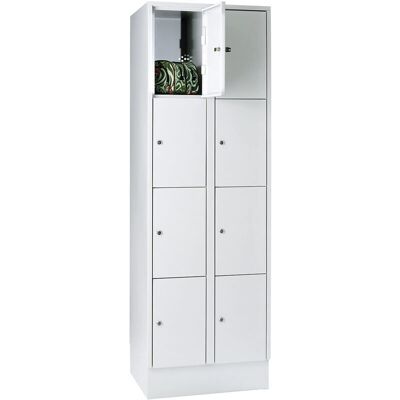 Wolf 300 mm Aufbewahrungsschrank - 8 Fächer, Hellgrau Wolf 300 mm Aufbewahrungsschrank - 8 Fächer, Hellgrau