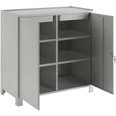 Armadio attrezzi Wolf - 1000x1000x500 mm - Grigio chiaro RAL 7035 - Armadio attrezzi Armadio attrezzi Wolf - 1000x1000x500 mm - Grigio chiaro RAL 7035 - Armadio attrezzi