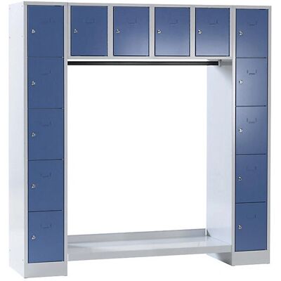 Sistema armadio Wolf - 14 scomparti - Acciaio - Colomba Blu - Sistema armadio Sistema armadio Wolf - 14 scomparti - Acciaio - Colomba Blu - Sistema armadio