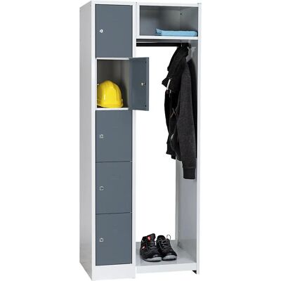 Sistema Armadio Wolf - 5 Mensole & Ganci - 750mm Larghezza Sistema Armadio Wolf - 5 Mensole & Ganci - 750mm Larghezza