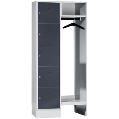 Sistema armadietti Wolf con 5 scomparti con chiusura - Armadio di stoccaggio Sistema armadietti Wolf con 5 scomparti con chiusura - Armadio di stoccaggio