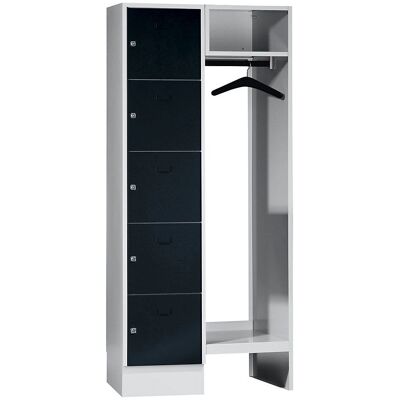 Wolf Schrank-System mit 5 Fächern - Schwarz Wolf Schrank-System mit 5 Fächern - Schwarz