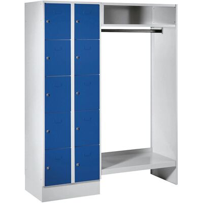 Sistema armadio Wolf con scomparti con serratura - 10 sezioni, 298mm di larghezza Sistema armadio Wolf con scomparti con serratura - 10 sezioni, 298mm di larghezza