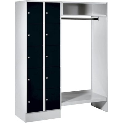 Sistema de armario Wolf con compartimentos con cerradura - 1470mm Sistema de armario Wolf con compartimentos con cerradura - 1470mm