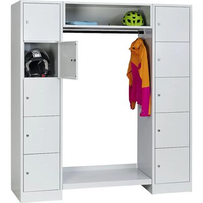 Sistema de armario con compartimentos con cerradura - 10 secciones Sistema de armario con compartimentos con cerradura - 10 secciones