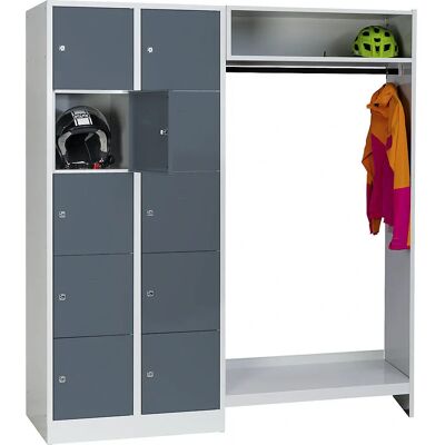 Sistema de Armario con 10 Compartimentos - Cerradura Sistema de Armario con 10 Compartimentos - Cerradura
