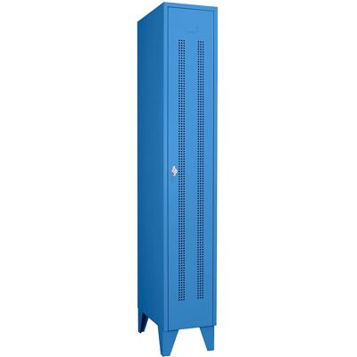 Wolf Stahl-Garderobe mit Verstellbarem Innenraum - Hellblau - Schrank Wolf Stahl-Garderobe mit Verstellbarem Innenraum - Hellblau - Schrank