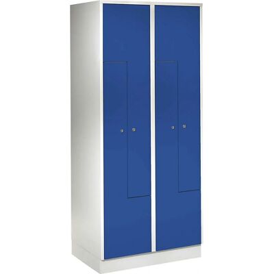 Armadio Wolf Z con porte in blu genciana - Armadio Armadio Wolf Z con porte in blu genciana - Armadio