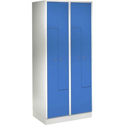 Armadio guardaroba Wolf Z, 4 scomparti, porte azzurro chiaro - Armadietto spogliatoio Armadio guardaroba Wolf Z, 4 scomparti, porte azzurro chiaro - Armadietto spogliatoio