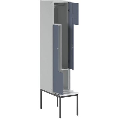 Wolf Modell Z Schließfach mit Sitz - Stahl, 2 Module Wolf Modell Z Schließfach mit Sitz - Stahl, 2 Module