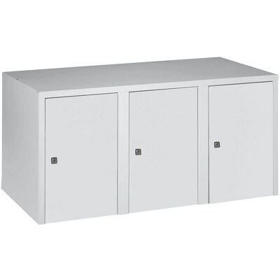Armadio a Muro Wolf - Grigio Chiaro, 3 Scomparti, 445x900x500mm Armadio a Muro Wolf - Grigio Chiaro, 3 Scomparti, 445x900x500mm