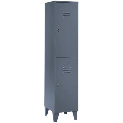 Armadio in acciaio Wolf con moduli di altezza media - Porte solide Armadio in acciaio Wolf con moduli di altezza media - Porte solide