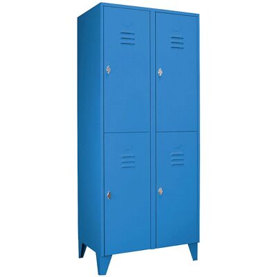 Wolf Armadietto - Armadio in Acciaio di Altezza Media - Azzurro Chiaro RAL 5012 Wolf Armadietto - Armadio in Acciaio di Altezza Media - Azzurro Chiaro RAL 5012