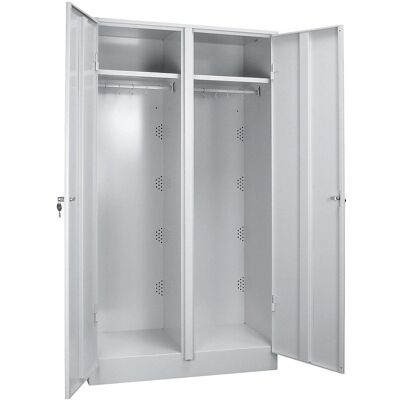 Wolf Armadio in Acciaio - 1000mm Grigio Chiaro RAL 7035 - Armadio Spogliatoio Wolf Armadio in Acciaio - 1000mm Grigio Chiaro RAL 7035 - Armadio Spogliatoio