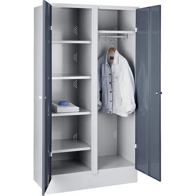 Armadio in acciaio Wolf - Grigio-blu RAL 7031, Grigio chiaro RAL 7035 - Armadio di deposito Armadio in acciaio Wolf - Grigio-blu RAL 7031, Grigio chiaro RAL 7035 - Armadio di deposito