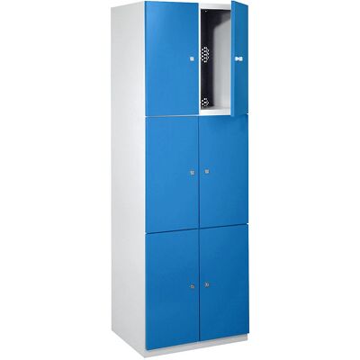 Wolf Stahlschrank - 6 Fächer - Hellblau Wolf Stahlschrank - 6 Fächer - Hellblau