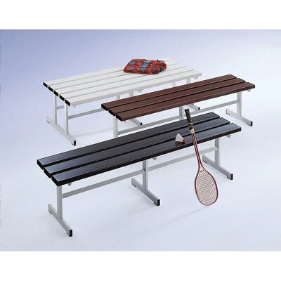Panca Wolf per vestitori - Grigio chiaro, 1000mm, listelli PVC Panca Wolf per vestitori - Grigio chiaro, 1000mm, listelli PVC