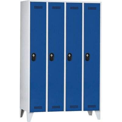 Armadio Wolf Modello Köln - Acciaio, Grigio Chiaro / Blu Genciana Armadio Wolf Modello Köln - Acciaio, Grigio Chiaro / Blu Genciana