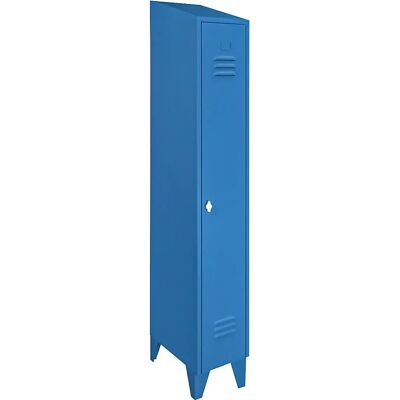 Armario de acero Wolf - 300mm Azul Claro RAL 5012 - Techo Inclinado Armario de acero Wolf - 300mm Azul Claro RAL 5012 - Techo Inclinado