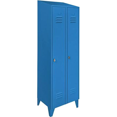 Wolf Armadio in acciaio Blu chiaro RAL 5012 - Steel Locker Wolf Armadio in acciaio Blu chiaro RAL 5012 - Steel Locker