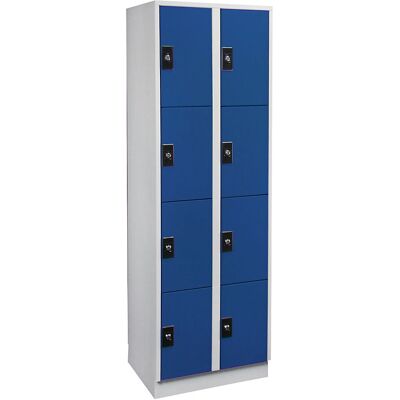 Wolf Hellgraue / Enciánkék abschließbarer Schrank - Staurschrank Wolf Hellgraue / Enciánkék abschließbarer Schrank - Staurschrank