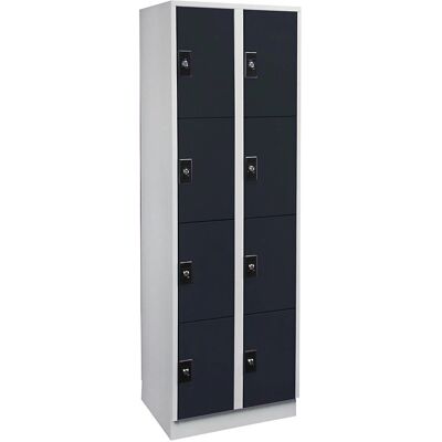 Wolf Hellgraues / Anthrazitgraues Sichere abschließbare Schrank - Schrank Wolf Hellgraues / Anthrazitgraues Sichere abschließbare Schrank - Schrank