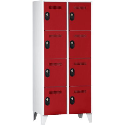 Armadio di stoccaggio grigio chiaro Wolf - 1850 x 800 x 500 mm Armadio di stoccaggio grigio chiaro Wolf - 1850 x 800 x 500 mm