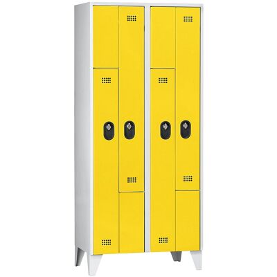 Armadio Wolf Z - Acciaio, grigio chiaro / giallo zinc Armadio Wolf Z - Acciaio, grigio chiaro / giallo zinc