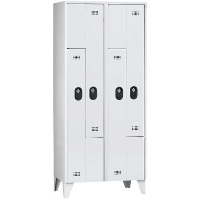 Wolf Z-Schrank - Hellgrau - 820mm-1850x800x500mm Wolf Z-Schrank - Hellgrau - 820mm-1850x800x500mm