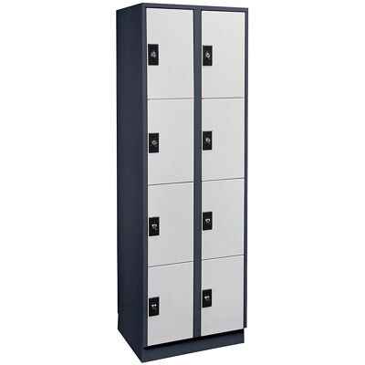 Armadio bloccabile grigio scuro / chiaro - Wolf Armadio bloccabile grigio scuro / chiaro - Wolf