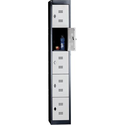 Wolf Stahl-Schrank Hamburg Basic - 5 Fächer Wolf Stahl-Schrank Hamburg Basic - 5 Fächer