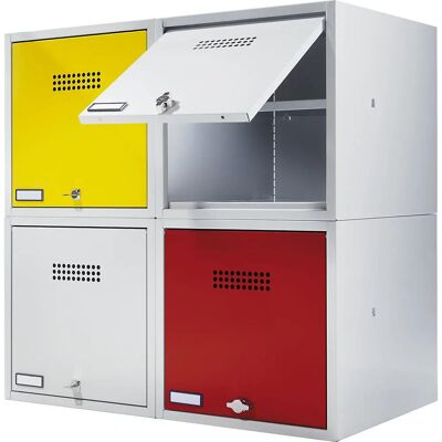 Armario con cerradura extensible Wolf - Zinc amarillo Armario con cerradura extensible Wolf - Zinc amarillo