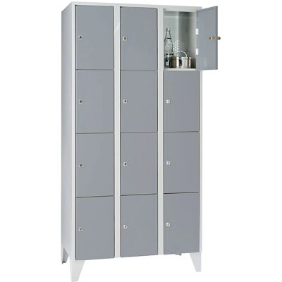 Wolf Modell 12 Fächer Verschließbarer Stahl-Schrank - Stauraum Schrank Wolf Modell 12 Fächer Verschließbarer Stahl-Schrank - Stauraum Schrank