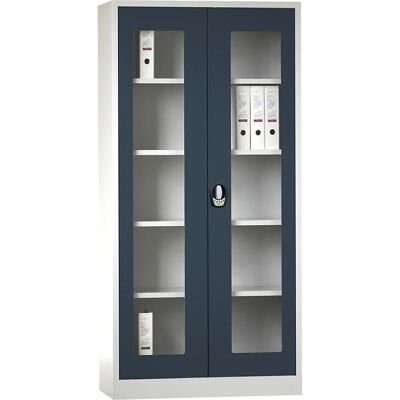 Armadio Wolf grigio chiaro / antracite con serratura elettronica Armadio Wolf grigio chiaro / antracite con serratura elettronica