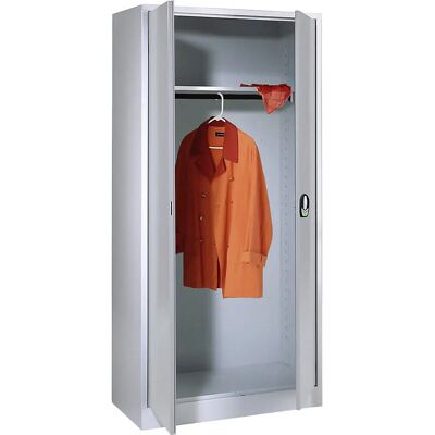 Armario de vestuario Wolf - Acero, Cerradura electrónica PIN, Gris claro RAL 7035 Armario de vestuario Wolf - Acero, Cerradura electrónica PIN, Gris claro RAL 7035