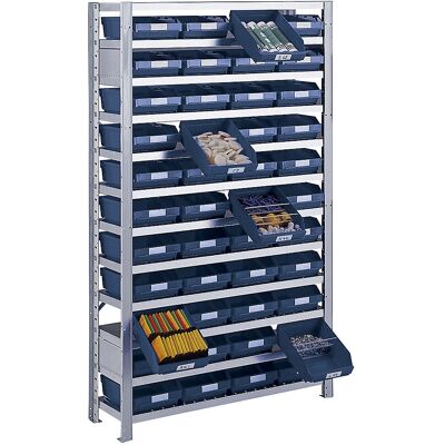 STEMO Modularregal mit Kisten - 1790 mm - Blau STEMO Modularregal mit Kisten - 1790 mm - Blau