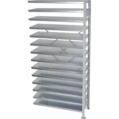 STEMO Stahl-Erweiterbares Regal - 2100x1000mm - 14 Böden STEMO Stahl-Erweiterbares Regal - 2100x1000mm - 14 Böden