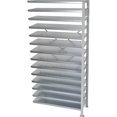 STEMO Modulare Regaleinheit - Verstellbare Stahlaufbewahrung - 2100x1000mm STEMO Modulare Regaleinheit - Verstellbare Stahlaufbewahrung - 2100x1000mm