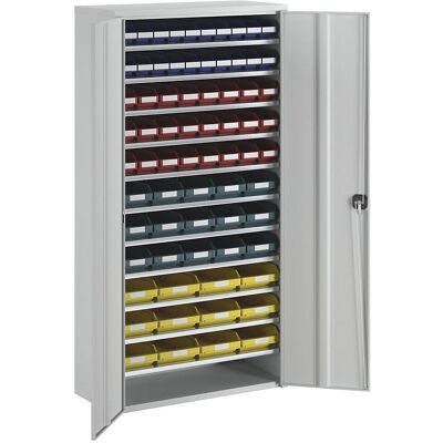 STEMO Lagerschrank - 1970x1000x450mm - Hellgrau RAL 7035 STEMO Lagerschrank - 1970x1000x450mm - Hellgrau RAL 7035