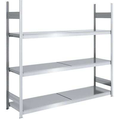 hofe Grundregal aus Stahl - Verstellbar, 2000mm hoch hofe Grundregal aus Stahl - Verstellbar, 2000mm hoch