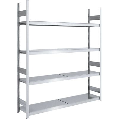 Hofe Stahlregale Basic - Modulare Stahlregale, 2500mm H x 2000mm B x 500mm T Hofe Stahlregale Basic - Modulare Stahlregale, 2500mm H x 2000mm B x 500mm T