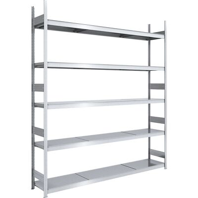 hofe Stahlregal 3000mm H x 2500mm B x 500mm T - Grundmodell hofe Stahlregal 3000mm H x 2500mm B x 500mm T - Grundmodell