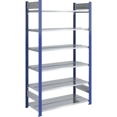 hofe Doppelseitiger Aktenständer, 2000mm, Blau RAL 5010 - Aktenregal hofe Doppelseitiger Aktenständer, 2000mm, Blau RAL 5010 - Aktenregal
